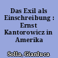 Das Exil als Einschreibung : Ernst Kantorowicz in Amerika