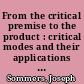 From the critical premise to the product : critical modes and their applications to Chicano literary text