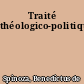 Traité théologico-politique