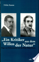 Ein Kritiker aus dem Willen der Natur : Hugo von Hofmannsthal und das Werk Walter Paters