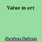 Value in art