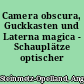 Camera obscura, Guckkasten und Laterna magica - Schauplätze optischer Repräsentation