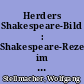 Herders Shakespeare-Bild : Shakespeare-Rezeption im Sturm und Drang: dynamisches Weltbild und bürgerliches Nationaldrama