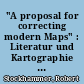 "A proposal for correcting modern Maps" : Literatur und Kartographie bei Jonathan Swift