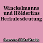 Winckelmanns und Hölderlins Herkulesdeutung