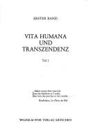 Vita humana und Transzendenz, Teil 1