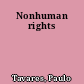 Nonhuman rights