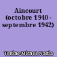 Aincourt (octobre 1940 - septembre 1942)