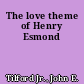 The love theme of Henry Esmond