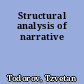 Structural analysis of narrative