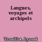 Langues, voyages et archipels