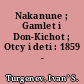 Nakanune ; Gamlet i Don-Kichot ; Otcy i deti : 1859 - 1861