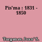 Pis'ma : 1831 - 1850
