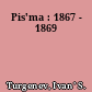 Pis'ma : 1867 - 1869