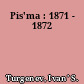 Pis'ma : 1871 - 1872