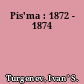 Pis'ma : 1872 - 1874
