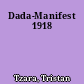 Dada-Manifest 1918