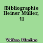 [Bibliographie Heiner Müller, 1]
