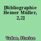 [Bibliographie Heiner Müller, 2,2]
