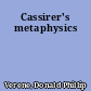 Cassirer's metaphysics