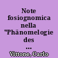 Note fosiognomica nella "Phänomelogie des Geistes" die Hegel