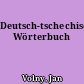 Deutsch-tschechisches Wörterbuch