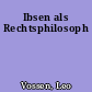 Ibsen als Rechtsphilosoph