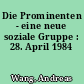 Die Prominenten - eine neue soziale Gruppe : 28. April 1984