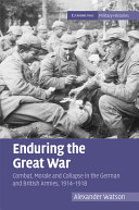 Enduring the Great War : combat, morale and collapse in the German and British armies, 1914-1918