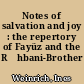 Notes of salvation and joy : the repertory of Fayüz and the Răhbani-Brother