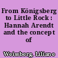 From Königsberg to Little Rock : Hannah Arendt and the concept of childhood