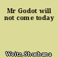 Mr Godot will not come today