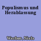 Populismus und Herablassung