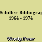 Schiller-Bibliographie 1964 - 1974