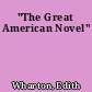 "The Great American Novel"