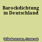 Barockdichtung in Deutschland