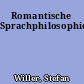 Romantische Sprachphilosophie