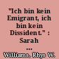 "Ich bin kein Emigrant, ich bin kein Dissident." : Sarah Kirsch und die DDR