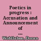 Poetics in progress : Accusation and Announcement of Lying as a Literature Promoting Process
