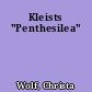 Kleists "Penthesilea"