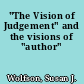 "The Vision of Judgement" and the visions of "author"