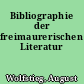 Bibliographie der freimaurerischen Literatur