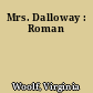 Mrs. Dalloway : Roman