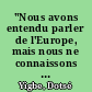 "Nous avons entendu parler de l'Europe, mais nous ne connaissons que les Blancs" : une image populaire de l'Europe et du Blanc au Togo