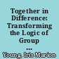 Together in Difference: Transforming the Logic of Group Political Conflict (1993)