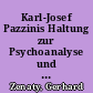 Karl-Josef Pazzinis Haltung zur Psychoanalyse und manche ihrer Folgen