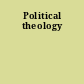 Political theology