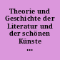 Theorie und Geschichte der Literatur und der schönen Künste : Texte und Abhandlungen