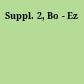 Suppl. 2, Bo - Ez