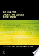 The Routledge language and cultural theory reader